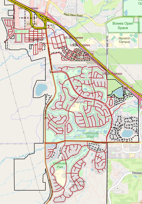 Map of Road Ownership