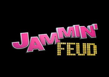 Jammin' Feud logo on black background