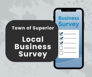 Town of Superior Local Business Survey graphic