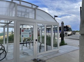 Bike-n-Ride shelter