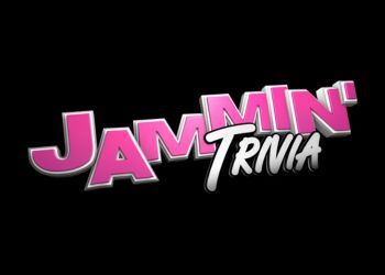 JAMMIN' Trivia logo on a black background