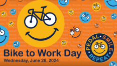 Bike to Work Day 2024  promotional graphic