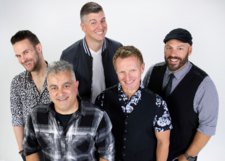 Face Vocal Band: Five members pose together.