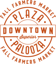 Downtown Superior Plaza Palooza Fall Farmers Market Logo