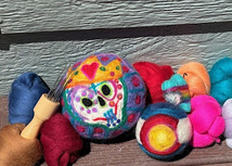 Needle felting supplies