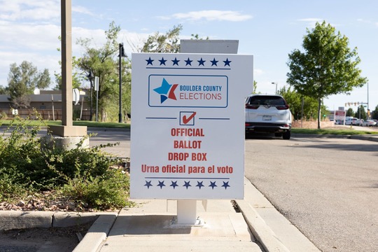 Superior Town Hall ballot box
