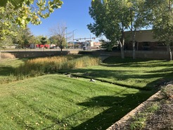 Stormwater pond in Superior