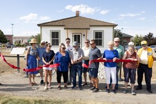 Ribbon cutting ceremony for the rebuilt Historical Museum