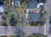 Map of 4th Avenue and West Charles Street in Superior