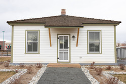 Front of the Asti Park Musuem with its newly landscaped yard.
