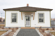 Front of the Asti Park Musuem with its newly landscaped yard.