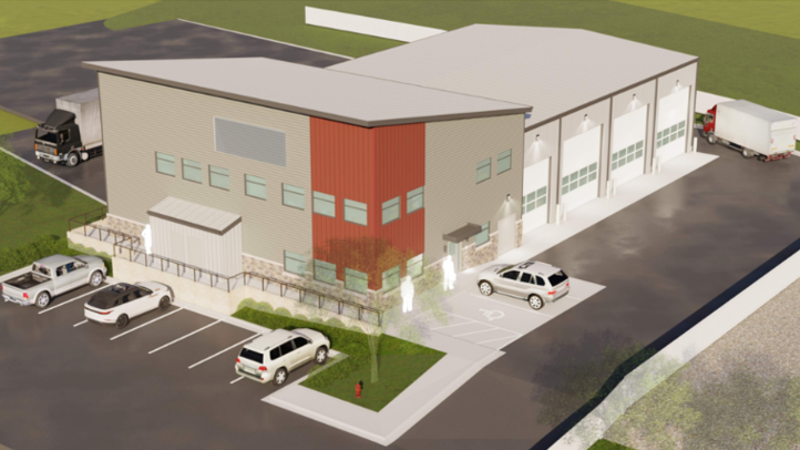 Mock-up of the new Operations and Maintenance Facility