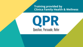 Clinica Question, Persuade, Refer Training Graphic