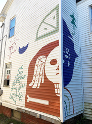 Mural on a house