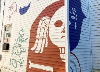 Mural on a house