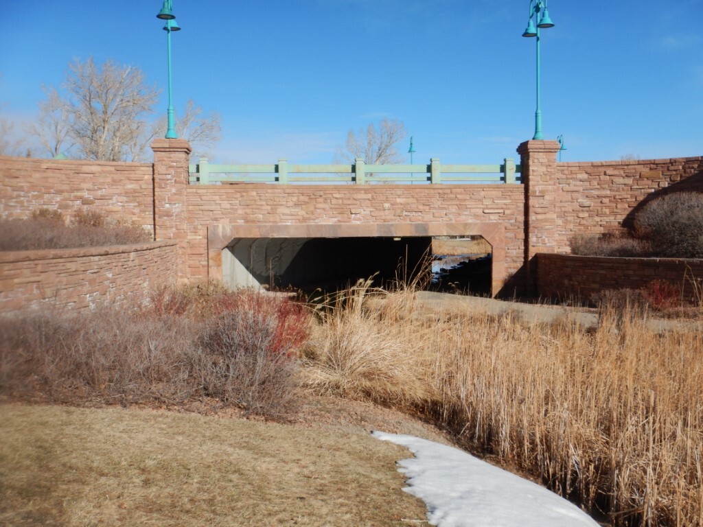 Rock Creek Parkway underpass in Purple park