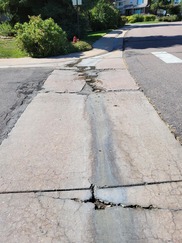 Concrete in need of repair in Superior