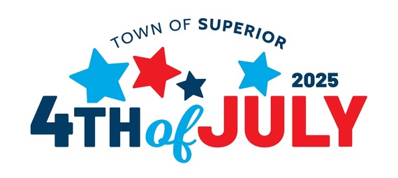 Town of Superior 2025 4th of July logo