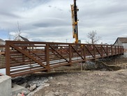 Coal Creek Pedestrian Bridge Crossing in Superior