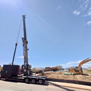Construction work in Superior