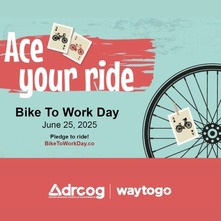 Ace Your Ride Bike to Work Day 2025 graphic