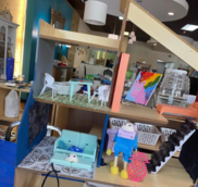 pet doll house made from recycled materials, from trash to treasure