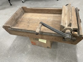 Old style butter worker.
