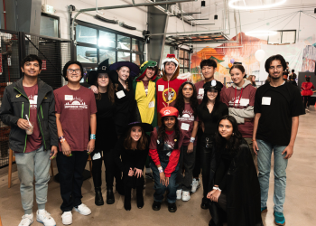 Members of the Superior Youth Leadership Council pose for a photo at Monster Mash