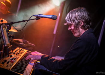 Musician Dylan Teifer plays the piano