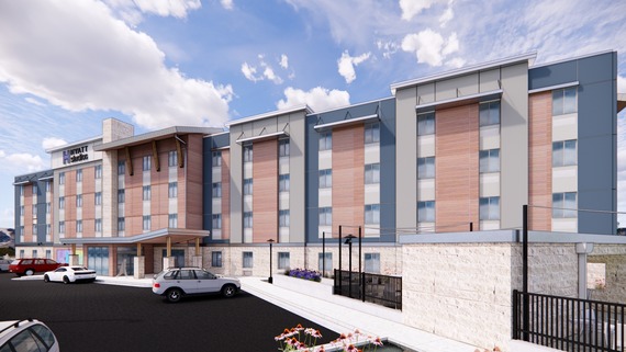 Mockup of a new Hyatt Studios hotel coming to Superior