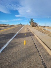 Bike lane striping on 88th Street 