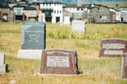 Historic graves in the Superior Historical Cemetery