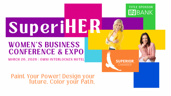 2026 SuperiHER Women's Business Conference & Expo graphic
