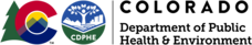 Colorado Department of Public Health & Environment logo