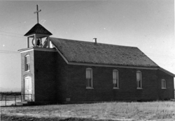 Historic photo of the church.