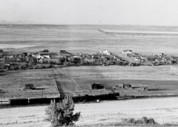 Historical black and white image of Superior