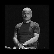Black and white image of musician Bill McKay
