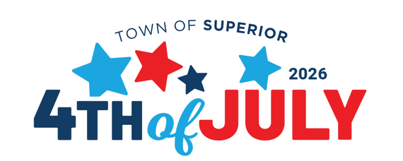 Town of Superior 2026 4th of July logo 