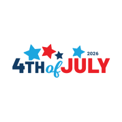 4th of July 2026 Logo