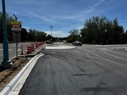 Newly constructed segment of Rock Creek Parkway in Superior