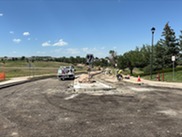 Construction on Indiana Street in Superior