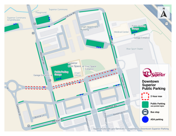 parking map flyer