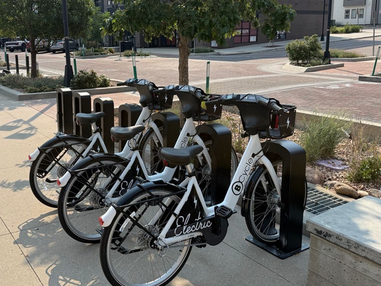BCycle electric bikes in Downtown Superior