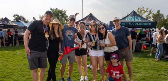 People enjoying the 2025 Chili & Beer Fest.