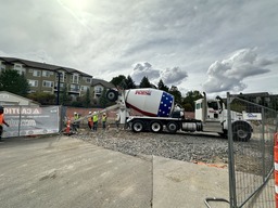 Cement truck at the SCC.