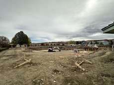 South Pool deconstruction site. 