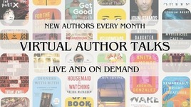 Virtual Author Talks Various Book Covers