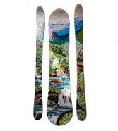 Snowboards with Colorado Scenes 