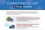 Contact tracing scam