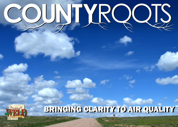 A clear blue sky in Weld County